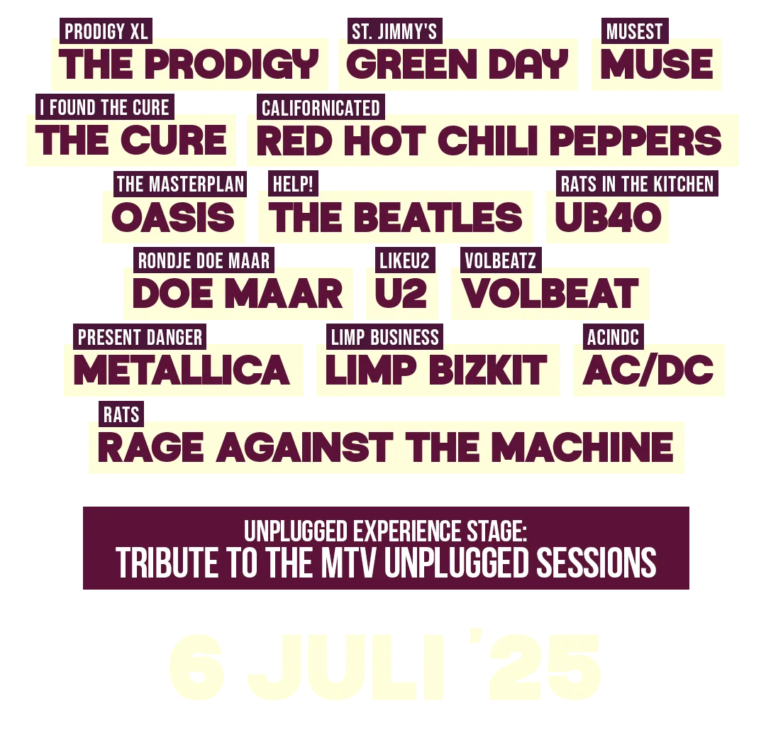 Rock Valley 2025 Line up